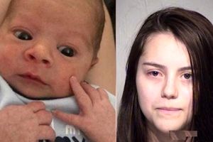 مادر کم حوصله به خاطر صدای گریه، سر نوزادش را زیر آب کرد + عکس