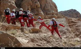 نجات ۱۱ نفر گرفتار در دره آسته اسفراین
