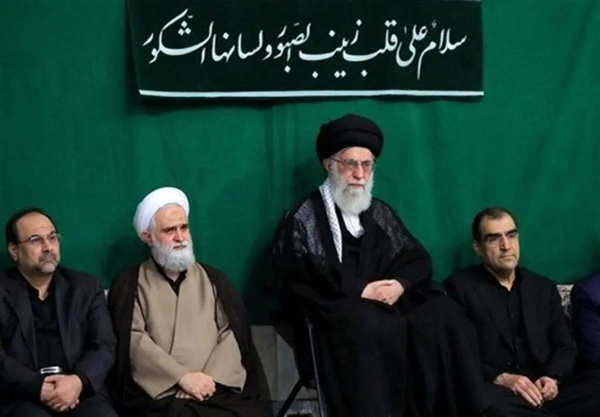 اقامه عزای هیئت‌های دانشجویی در محضر رهبر معظم انقلاب