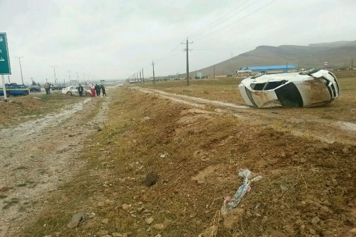 واژگونی خودرو در جاده سبزوار- شاهرود یک کشته برجای گذاشت