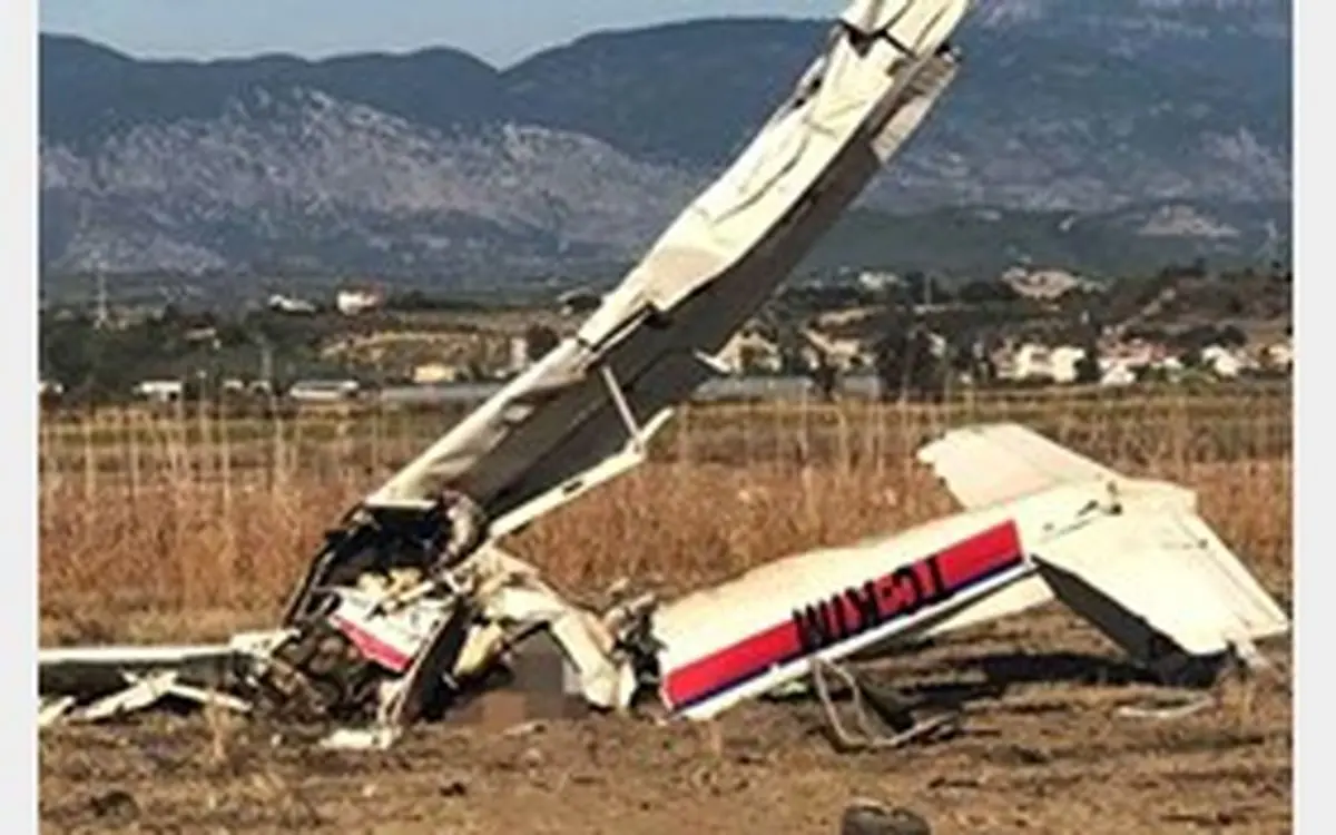 دو کشته در پی سقوط هواپیمای آموزشی در ترکیه
