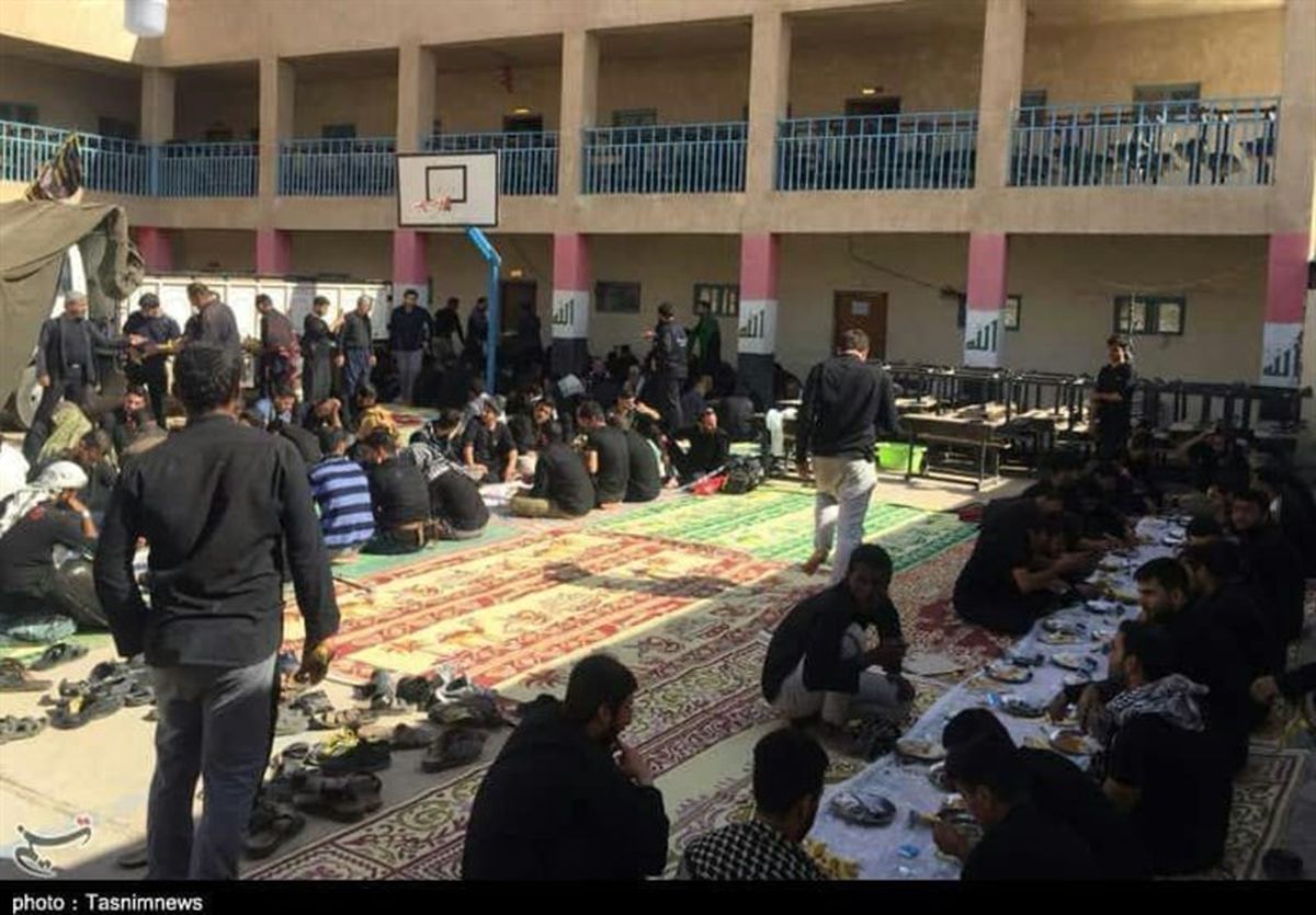 روایت تصویری از دواردهمین سال برپایی موکب خدام الحسن مردم ماهشهر در کربلا