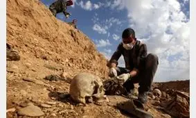 کشف یک گور دسته جمعی 1500 نفره در سوریه