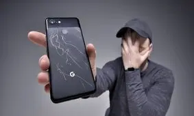 برطرف کردن خراشیدگی قاب پشتی پیکسل ۳ با کف و صابون