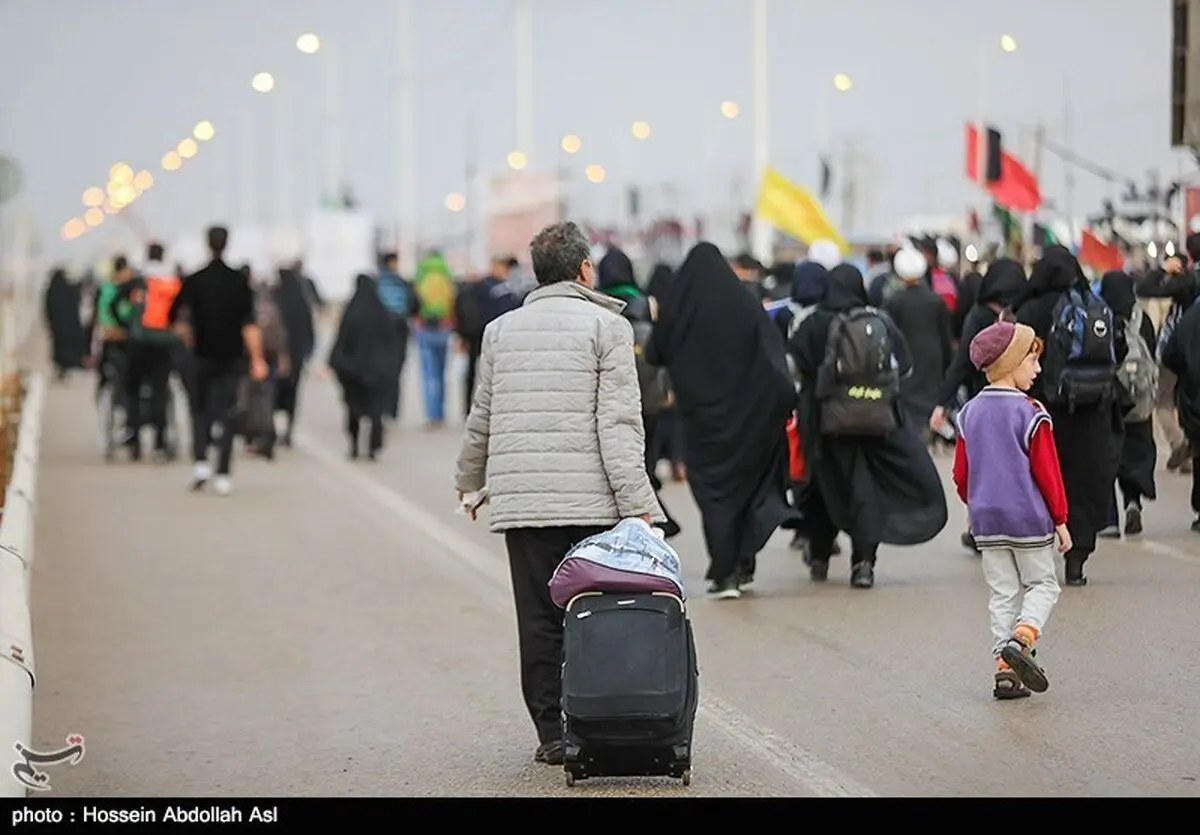 موج بازگشت زائران در مرز شلمچه + تصویر