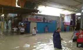 سیل در قشم