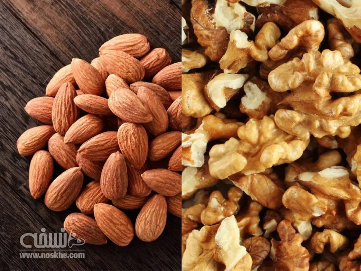 مصرف گردو و بادام طول عمر را افزایش می‌دهد