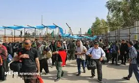ورود ۷۰ هزار زائر از صبح امروز در مهران به داخل کشور