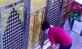 سرقت با ضربات کلنگ از امامزاده ای در دزفول ! + فیلم
