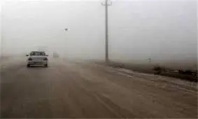 مه گرفتگی شدید در بزرگراه میثاق مشهد