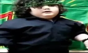 کلیپ دیدنی از سینه زنی کودک خردسال در عزاداری محرم