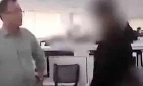 کتک کاری شدید کارمند و رئیس شرکت ! + فیلم