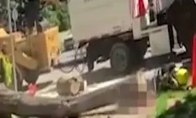 مردی که به طرز معجزه‌آسایی از مرگ نجات یافت +فیلم