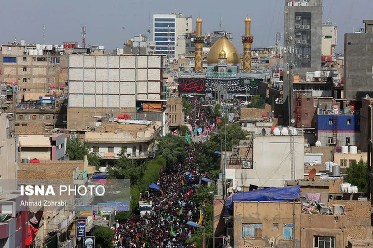 خدمات منطقه ۱۰شهرداری تهران در کربلا
