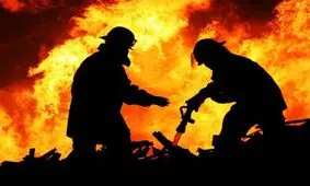 آتش‌سوزی در مجتمعی در شهر جدید سهند