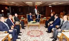 سیسی و محمود عباس دیدار کردند
