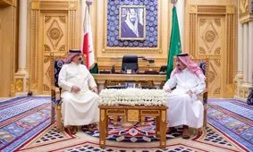 تاکید پادشاه بحرین در ریاض بر پشتیبانی همه‌جانبه منامه از عربستان