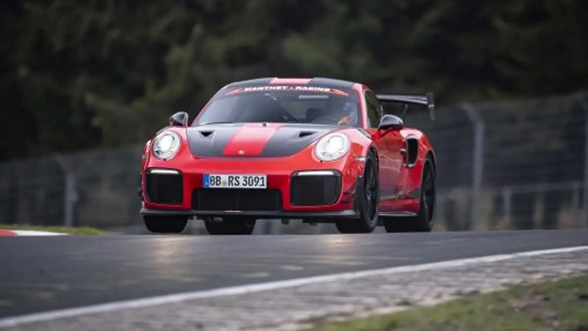رکوردشکنی پورشه 911 GT2 RS MR در نوربرگ رینگ
