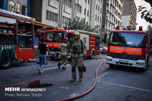 جزئیات آتش سوزی برج در حال ساخت در مشهد