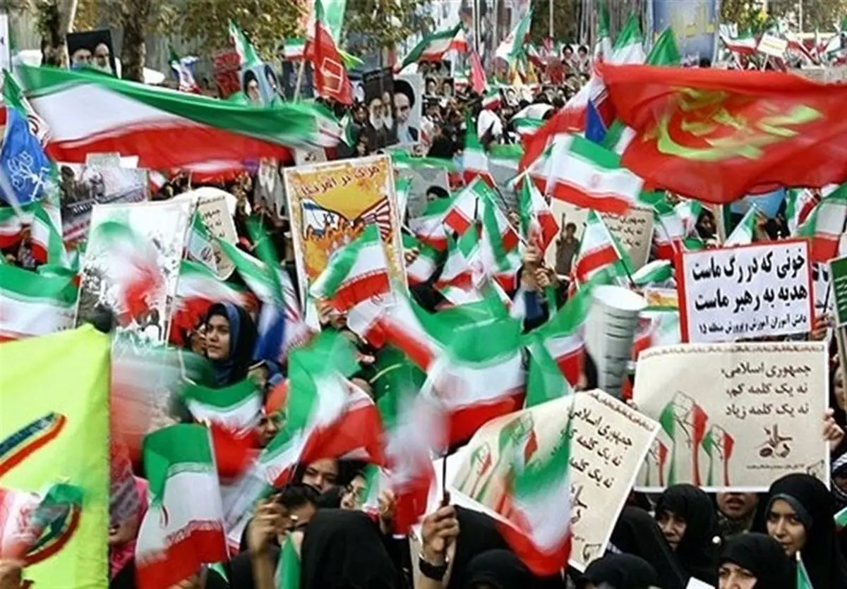 راهپیمایی دشمن‌شکن ۱۳ آبان در شهرهای مختلف استان خوزستان آغاز شد