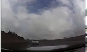 راننده باهوش از مرگ گریخت ! + فیلم