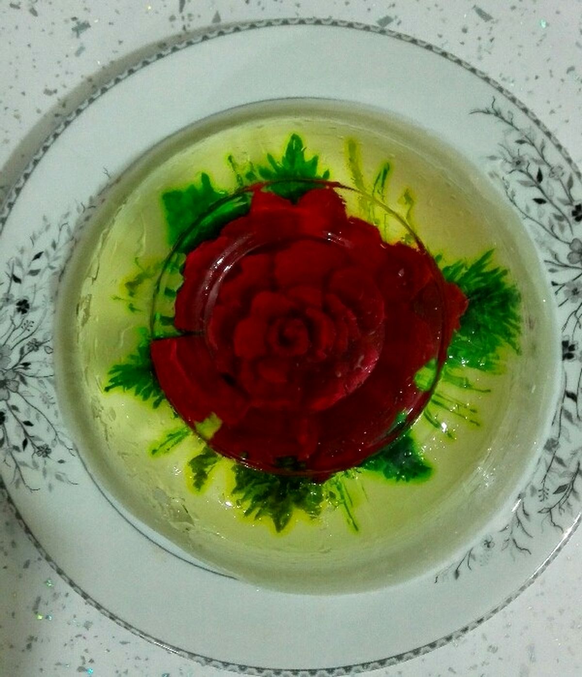 آموزش رز ژله ای ترزیقی