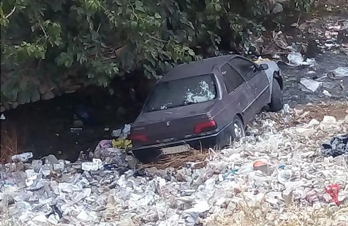 سقوط خودرو سواری به دره فرحزاد به دلیل بی احتیاطی راننده+ عکس