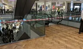 سقوط عمدی مرد جوان از طبقه سوم فروشگاه!