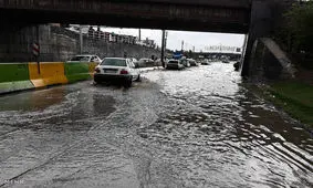 بارش شدید باران در مناطق مختلف ایلام