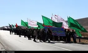 کاروان‌های حرم مطهر رضوی در مسیرهای خراسان شمالی به روایت تصویر