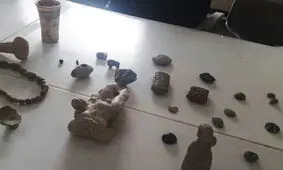 ۶۵۵ شیء جعلی و اصلی از قاچاقچیان میراث فرهنگی کشف شد