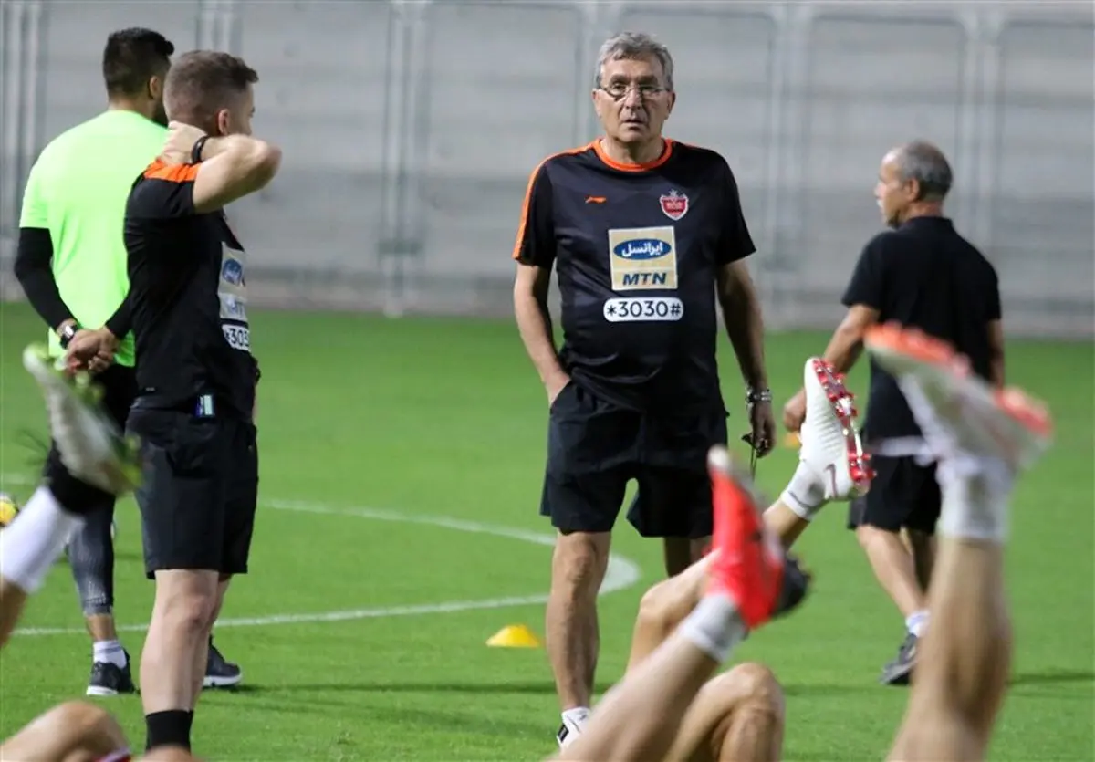 تمرین تاکتیکی پرسپولیس پشت درهای بسته