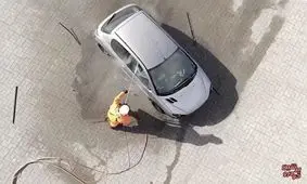شستن پژو 206 با فشار آب چه بلایی برسر آن می آورد!؟ + ویدئو
