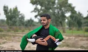 راهپیمایی باشکوه مردم بهبهان به سوی قدمگاه امام رضا (ع) در خوزستان + تصویر