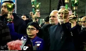 ‌مراسم شام عزای امام رضا (ع) در کاشان برگزار شد+تصاویر