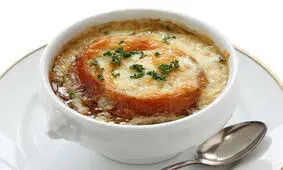 سوپ پیاز فرانسوی + دستور تهیه