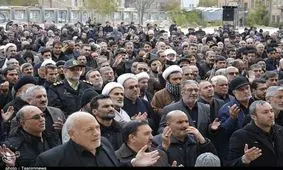 عزاداری در سوگ شهادت ثامن‌الحجج در ارک تبریز به روایت تصویر