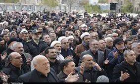 عزاداری در سوگ شهادت ثامن‌الحجج در ارک تبریز به روایت تصویر