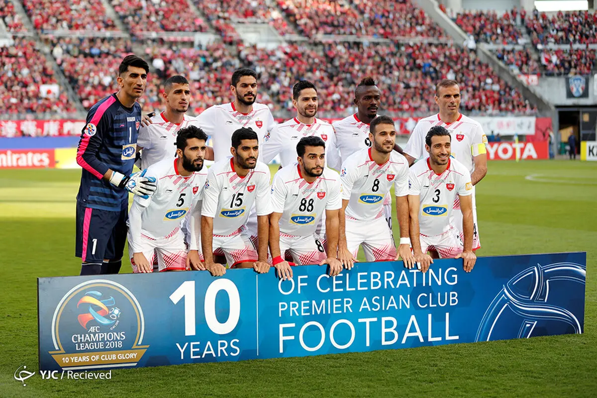 ترکیب رنگ پیراهن‌های پرسپولیس و کاشیما مشخص شد