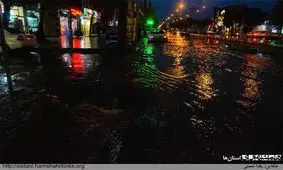 بارندگی شدید در کرمانشاه