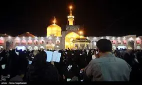 مشهدالرضا(ع) در شب وفات پیامبر(ص) عطوفت یکپارچه سیاهپوش است