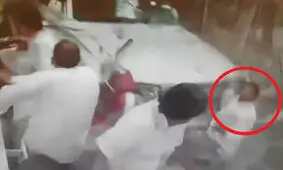 لحظه ورود وحشتناک راننده عربستانی با خودرو به آرایشگاه +فیلم