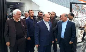 وزیر ورزش و رئیس فدراسیون فوتبال از ورزشگاه آزادی بازدید کردند