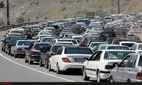 ترافیک سنگین در جاده هراز