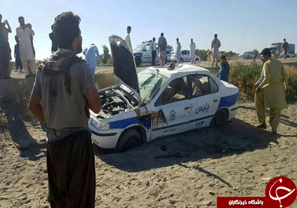 حمله اشرار مسلح به پلیس راهور در ایرانشهر/ مجروحیت افسر ناجا + تصاویر
