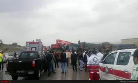 تصادف زنجیره‌ای در محور فیروزکوه 9 کشته و زخمی برجای گذاشت