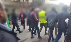 دستگیری 2تن از فروشنده های مواد مخدر در ورزشگاه آزادی