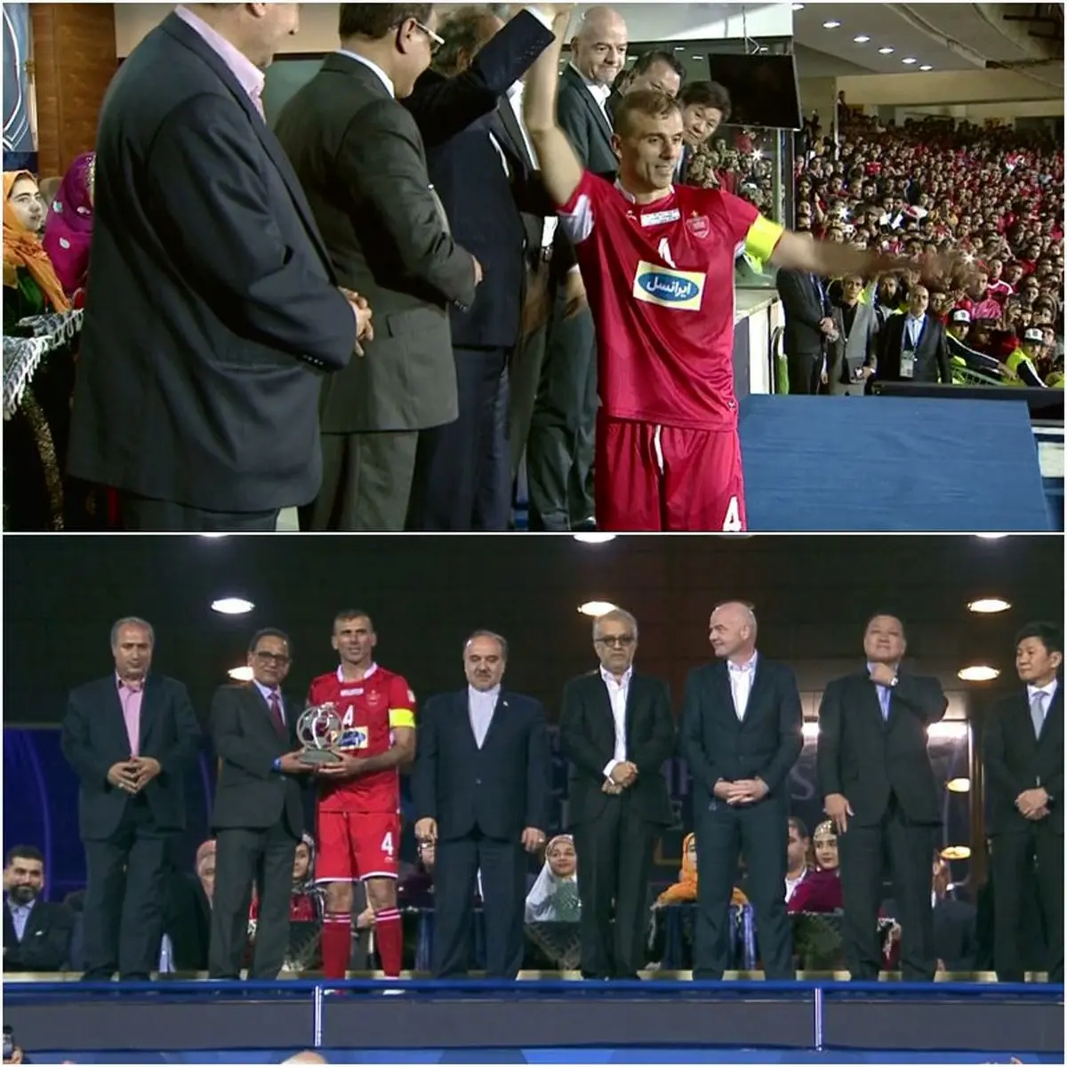 ویدیو/جایزه بازی جوانمردانه برای پرسپولیس