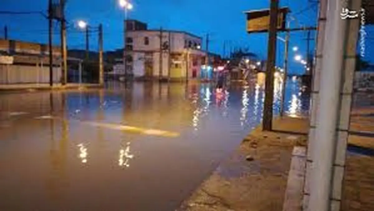 سیل در خیابان‌ های اهواز /عکس