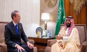 دیدار محمد بن سلمان با فرستاده ترزا می